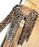 Cardigã Leopardo