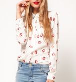 Camisa Red Lips