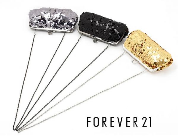 Bolsa Paetê Forever 21